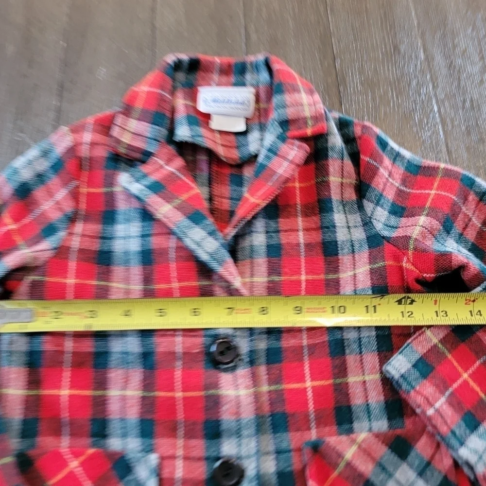 Vintage Red Plaid Suit 6 - see measurements